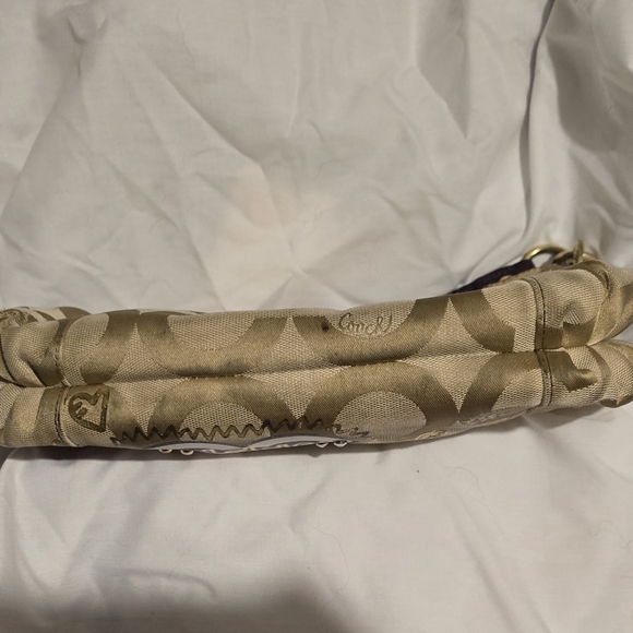 Coach Poppy Pop C CPLIQUE Groovy Shoulder Bag Multicolor Canvas Leather - Picture 10 of 12